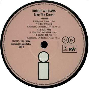 2LP Robbie Williams: Take The Crown LTD | NUM