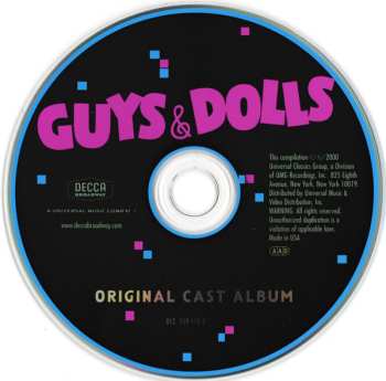 CD Vivian Blaine: Guys & Dolls: A Musical Fable Of Broadway