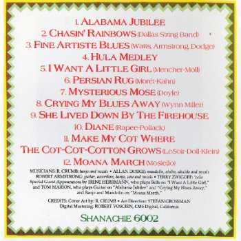 CD Robert Crumb And His Cheap Suit Serenaders: Chasin' Rainbows