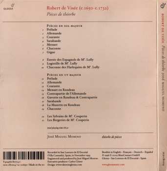 CD Robert de Visée: Pieces De Theorbe