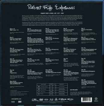 25CD/3DVD/Dobozkészlet/4Blu-ray Robert Fripp: Exposures LTD