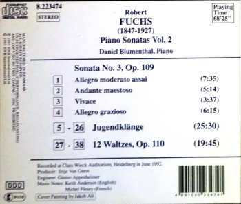 CD Robert Fuchs: Piano Sonatas Vol. 2