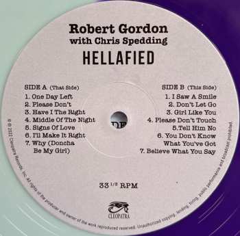 LP Robert Gordon: Hellafied LTD | CLR