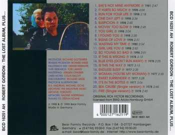 CD Robert Gordon: The Lost Album, Plus...