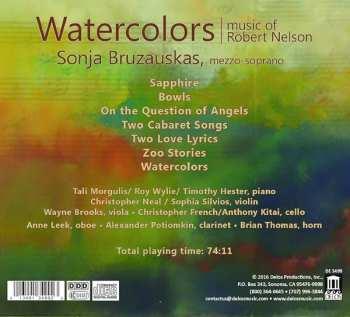 CD Robert Nelson: Watercolors (Music Of Robert Nelson)