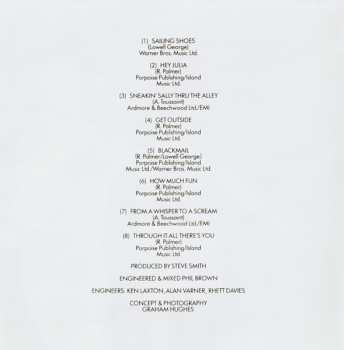 CD Robert Palmer: Sneakin' Sally Through The Alley LTD