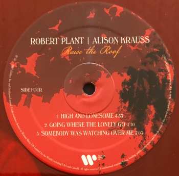 2LP Robert Plant: Raise The Roof CLR | LTD