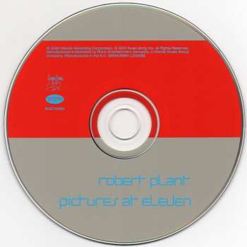 CD Robert Plant: Pictures At Eleven PIC