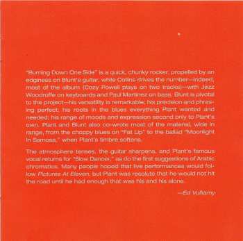 CD Robert Plant: Pictures At Eleven PIC