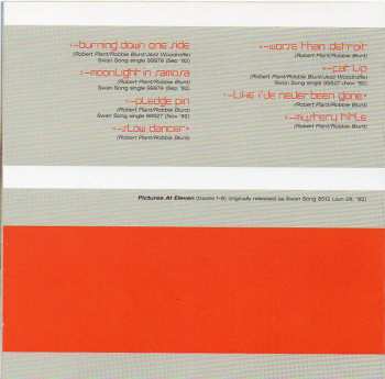 CD Robert Plant: Pictures At Eleven PIC