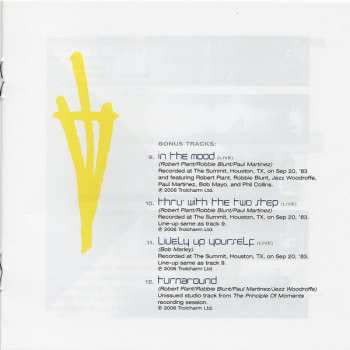 CD Robert Plant: The Principle Of Moments