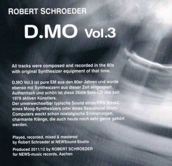 CD Robert Schröder: D.MO Vol. 3
