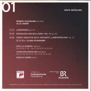 11CD/Dobozkészlet Robert Schumann: Alle Lieder