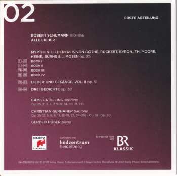11CD/Dobozkészlet Robert Schumann: Alle Lieder