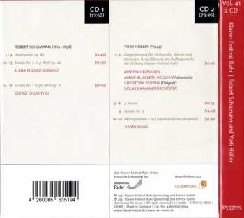 2CD/Dobozkészlet Robert Schumann: Edition Klavier-Festival Ruhr: Robert Schumann Und York Höller (Live Recording 2022)