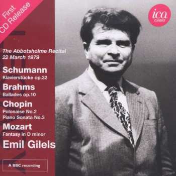 Album Robert Schumann: Klavierstücke Op.32 / Ballades Op.10 / Polonaise No.2 / Piano Sonata No.3 / Fantasy In D Minor