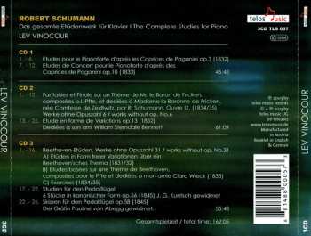3CD Robert Schumann: Das Gesamte Etüdenwerk Für Klavier/ The Complete Studies For Piano