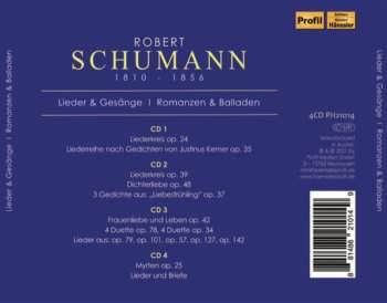 4CD Robert Schumann: Lieder & Gesänge, Romanzen & Balladen