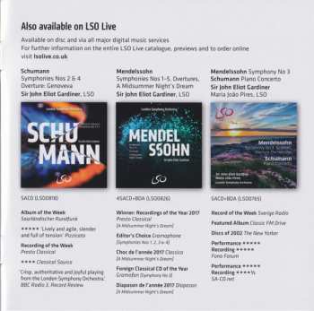 SACD Robert Schumann: Overture: Manfred / Symphonies Nos 1 & 3