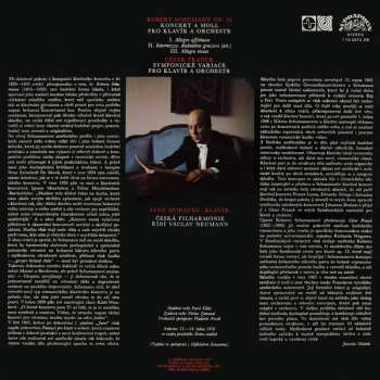 LP Ivan Moravec: Symfonické Variace Pro Klavír A Orchestr /  Koncert A Moll Pro Klavír A Orchestr Op. 54