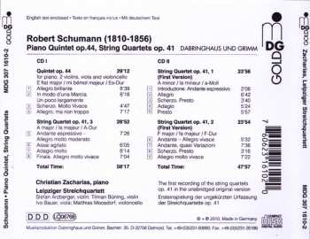 2CD Robert Schumann: Piano Quintet Op.44 / String Quartets Op. 41