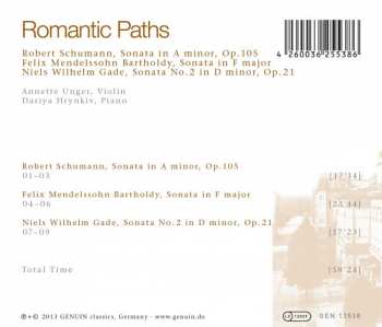 CD Robert Schumann: Romantic Paths (Violin Sonatas)