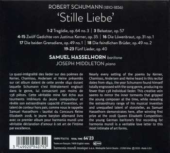 CD Robert Schumann: ‘Stille Liebe’ - Lieder