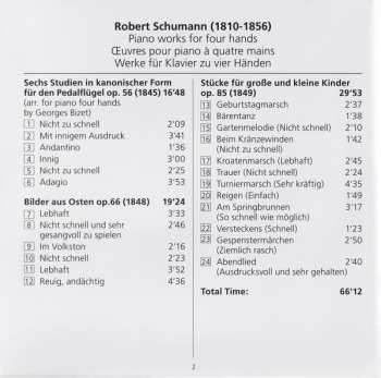 SACD Robert Schumann: Piano Works For Four Hands