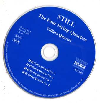 CD Villiers Quartet: The Four String Quartets