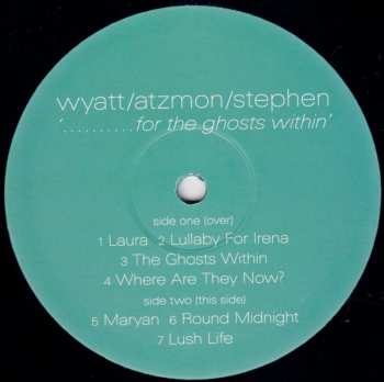 2LP Robert Wyatt: '..........For The Ghosts Within'
