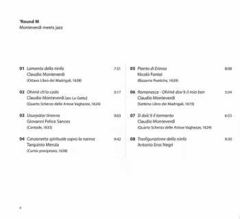 CD Roberta Mameli: 'Round M (Monteverdi Meets Jazz)