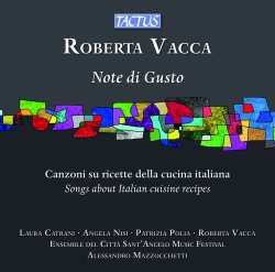 Album Roberta Vacca: Canzoni Su Ricette Della Cucina Italiana - "note Di Gusto"
