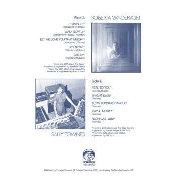 LP Roberta Vandervort: Roberta Vandervort & Sally Townes