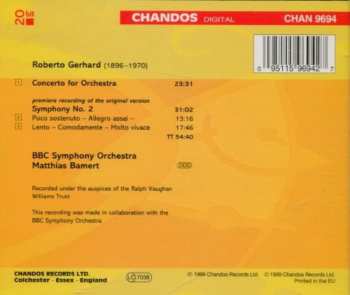 CD BBC Symphony Orchestra: Concerto For Orchestra / Symphony No. 2