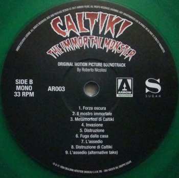 LP Roberto Nicolosi: Caltiki The Immortal Monster (Original Motion Picture Soundtrack) CLR | LTD