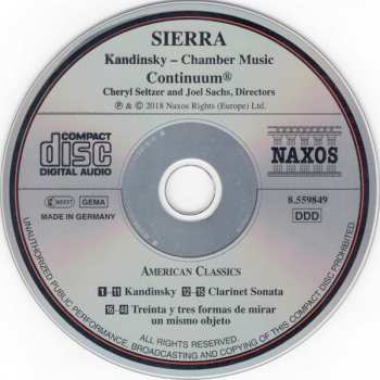 CD Continuum: Kandinsky - Chamber Music