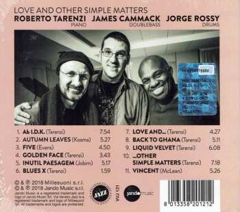 CD Jorge Rossy: Love And Other Simple Matters