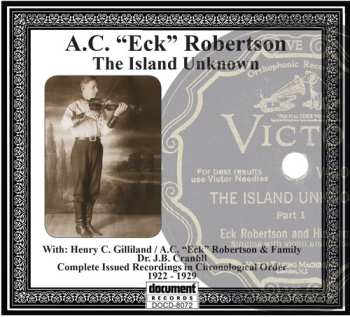 Album Robertson,a.c.: Island Unknown
