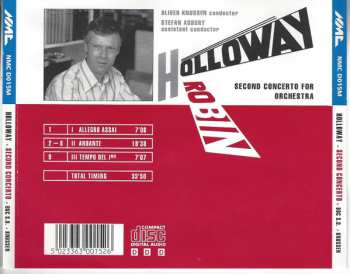 CD Robin Holloway: Second Concerto For Orchestra