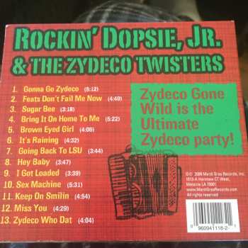 CD Rockin' Dopsie Jr. & The Zydeco Twisters: Zydeco Gone Wild