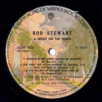 LP Rod Stewart: A Night On The Town