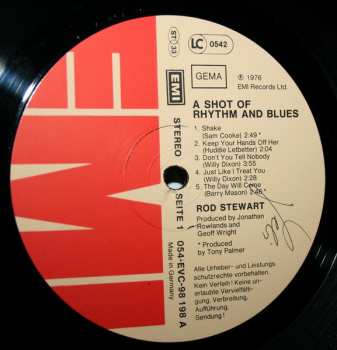 LP Rod Stewart: A Shot Of Rhythm And Blues