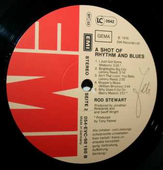 LP Rod Stewart: A Shot Of Rhythm And Blues