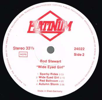 LP Rod Stewart: Wide-Eyed Girl