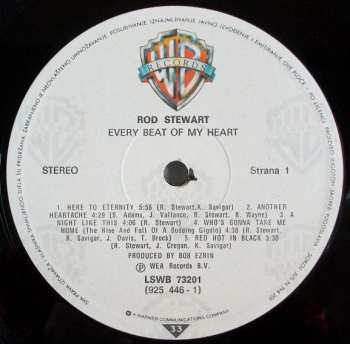 LP Rod Stewart: Every Beat Of My Heart