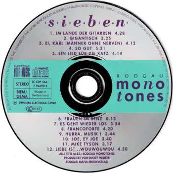 CD Rodgau Monotones: Sieben