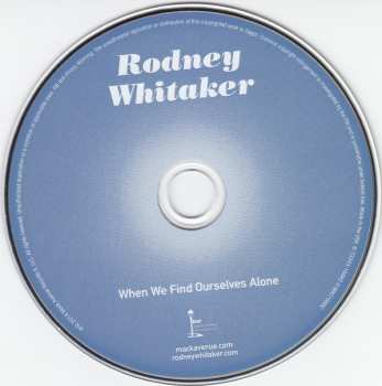 CD Rodney Whitaker: When We Find Ourselves Alone
