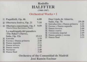 CD Orquesta De La Comunidad De Madrid: Don Lindo De Almería - Orchestral Works • 1