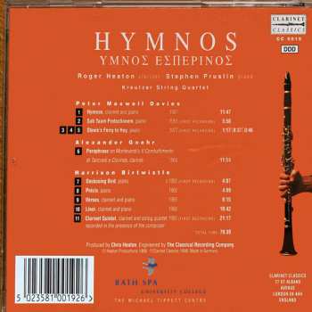 CD The Kreutzer Quartet: Hymnos
