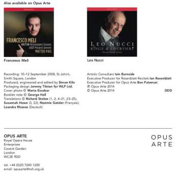 CD Frederic Mompou: Songs